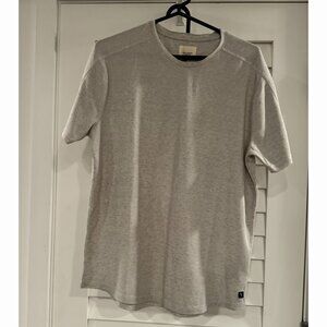 **SALE** Civil Society Men’s Short-Sleeved Tee (Light Beige, Loose Fit, Size M)